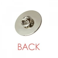 BOOM Uzvik Spark Art Deco modni okrugli metalni kašični pin Brooch