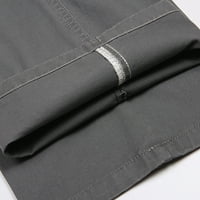 Aurouralne taktičke pantalone za muškarce muške modne casual čiste boje na otvorenom džepne patentne