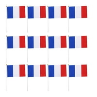 Ručna držala mala Francuska zastava na Stick International World Country Stick Zastave Baneri Party