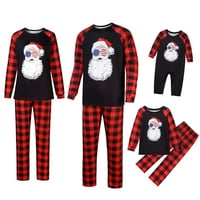Božićna porodica koja odgovara pidžami set pamučne jamme za muškarce odjeću s dugim rukavima zaslon