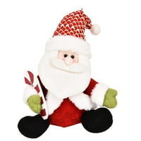Stilovi božićna pliša lutka slatka mekana santa claus snjegović elk punjena igračka za djecu odraslih