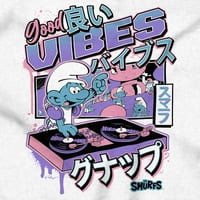 Smurfs cool kanji dobre vibracije DJ dukseri za muškarce ili žene Brisco brendovi m
