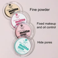 Decor Store 8G makeup Podešavanje praha osvježavajuća kontrola ulja Prijenosna anti-znoj za osvjetljenje kože licem prešani prah šminka