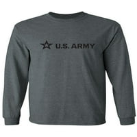 Sleecka američka vojska zvijezda , majica s dugim rukavima