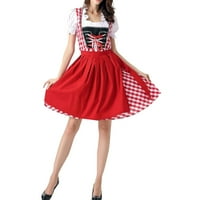Njemačka Oktoberfest Womens Vintage Haljina kratkih rukava Haljina scenarijska haljina Ženska casual
