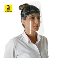& T prikazuje zaštitni štitnik za višekratnu upotrebu, podesiv prozirni zaštitni vizir za cijelo lice