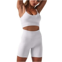 Bralettes za žene Sportski Yoga Bra Kratke hlače Sportska grudnjaka Fitness Yoga Set odjeće Atletic