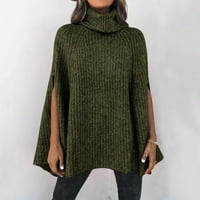 Durtebeua dugim rukavima džemper skakači opušteni fit puloveri ženske kornjače labave džempere