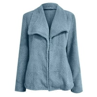 Ženski trendi blejtovi modne casual bagerize jakne plave m