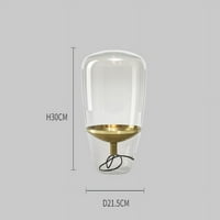 Toyella skandinavcian minimalistički dnevni boravak staklena stolna svjetiljka Moderni svijetli luksuzni