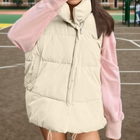 Jaycosin ženski pamučni prsluk jesen i zimski kratki strani stil modni modni gornji odjećni jakna od