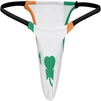 Irska Shamrock djetelina Zastava Bešavne tange za žene Niski uspon Nevidljive prozračne gaćice XS-XL