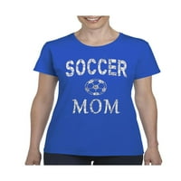 - Ženska majica kratki rukav - fudbalska mama