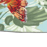 Liora Manne Illusions Katonah leptiri u zatvorenom dijelu vanjskog dijela MAT AQUA