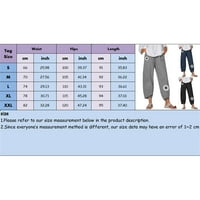Ženske hlače Trendy Offiped Office Capri džepovi širokih nogu mekani lagani kapris kratke ljetne kombinirane