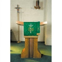 Christian Brands Church Supply VC Bookmark - Green IHS Cross