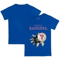 Dojenčad Tiny Turpap Royal Texas Rangers bejzbol suza majica