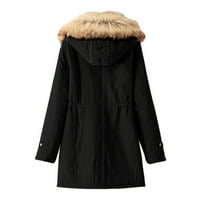 Viadha Ženska zimska zgušnjava jakna s toplim dugim kaputima Jakna s dugim kaputama Slim Winter Parkas