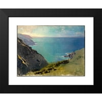 Abbott Handerson Thayer Black Modern Framed Museum Art Print pod nazivom - Cornish Headlands