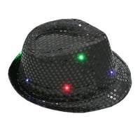 Dodatna oprema treperi svijetlo LED šarene sekfin unise Fancy haljina plesna strana hat bejzbol kape