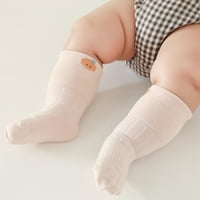Fabiurt Socks za muškarce i žene Djete, jesen Novi crtani slatko svježe i udobne široke rebra tople čarape, ružičaste