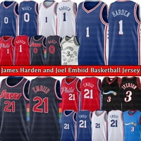 NBA_ dres košarkaški''nba''embiid James Harden Tyrese Maxey dres''philadelphia''76ers'Jersey''allen
