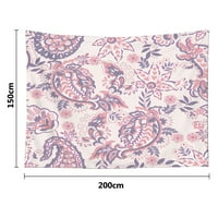 Odštampano cvjetno tapiserija visokokvalitetne tapiserije ukras za spavaću sobu, dnevni boravak, veličine