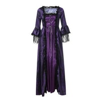Ljetna haljina za ženska haljina čipke za žene Srednjovjekovna haljina haljina dame dragi sud retro