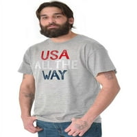 Svim putem američkog ponosa muške grafičke majice majice BRISCO Brends X