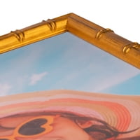 Arttoframes Gold Bamboo Veliki okvir za slike, okvir za plakat od zlatnog drveta