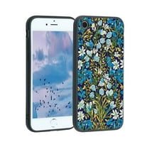 Boho-Retro-cvjetni i tamno očarani-šumski postrojenja-goth-m-telefon za iPhone SE za žene Muška Pokloni,