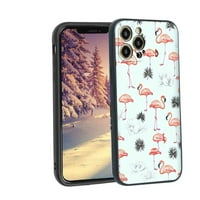 Kompatibilan s iPhone Pro MA telefonom, Flamingo-Birds-7- Case Silikonska zaštita za TEEN Girl Boy Case za iPhone Pro Max