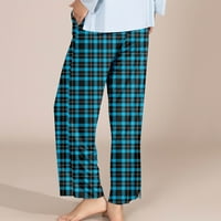 Jednostavne ženske hlače ženske klasične plaćene elastične struke bočni džepovi pantalone ležerne kućne