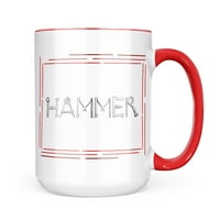 Neonblond Hammer alati Metalni lovi poklon za ljubitelje čaja za kavu