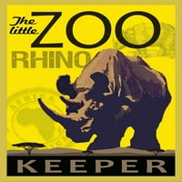 Mali viljuškar za zoološkom vrtu Rhino by Robert Downs Decrens Grafička umjetnost