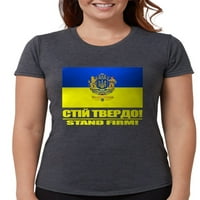 Cafepress - majica Ukrajine - Ženska tri-mješavina majica