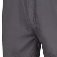 Muške hlače Muški pamuk i posteljina elastična struka zbrena prozračna pantalona za disanje u komfornom