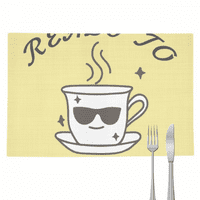 Čaj za piće za piće za sunčane naočale za sunčane naočale PAD kuhinja Tkani otporni na toplinu Rectangleungle