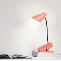 Hayekey Clip na svjetlu, USB LED lampica za stola za čitanje u krevetu, uzglavlje, ured, šminke, promjene