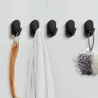 HonRane Set ljepilo Zidni kukica bez probijanja: aluminijska legura, moderna vješalica za ručnik za teške ručnike za kupatilo i kuhinju