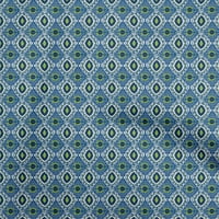 Onuone pamučna kambrička mornarica Plava tkanina apstraktna tradicionalna šivaća tkanina od dvorišta