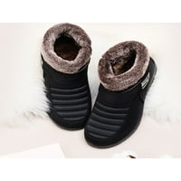Colisha dame tople cipele snimke na snežnim čizmama plišane zimske čizme žene čarobni vrpci čizme Comfort