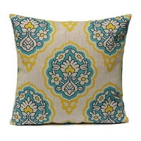 Hyda Domaći dekor Vintage Geometrijski cvijet pamuk posteljina bacač jastučni poklopac jastuka