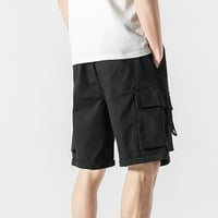 Muški čvrsti teretni kratke hlače Trendi klasik Twill Relapoželjene FIT Ljetne ležerne kratke hlače