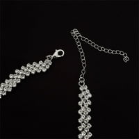 Elegantna i senzualna ogrlica prekrasna srebrna ovratnica savršeni ogrlica poklon