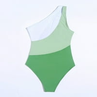 Aaimomet ženski kupaći kupaći kostimi na ramenima Asimetrični ruffle monokinis kupaći odijela