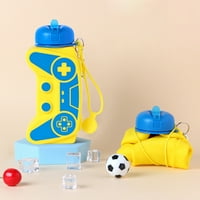 Zruodwans Kids fleksibilna boca sa vodenim vodama 600ml Sportska boca Sklopiva propusna boca s otpornošću