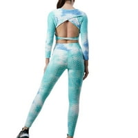Ženska sportska odjeća setovi Yoga trenerke za trenerke Jesen loungeward Spring Holiday Silcless Dugi