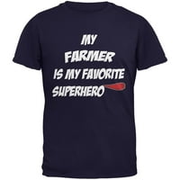 Farmer je moja majica za odrasle mornarstvene mornarice - velika