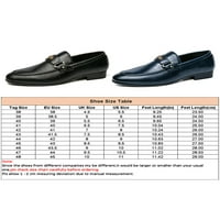 WAZSHOP Muškarci Obucite cipele na poslovnim cipelama Udobne plinove Lightweight Thinsy Toe Loafer Muški